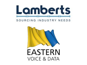 Lamberts & Eastern And Voice & Data Logos