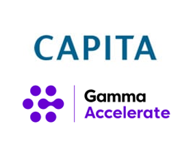 Capita and Gamma Accelerate Logo