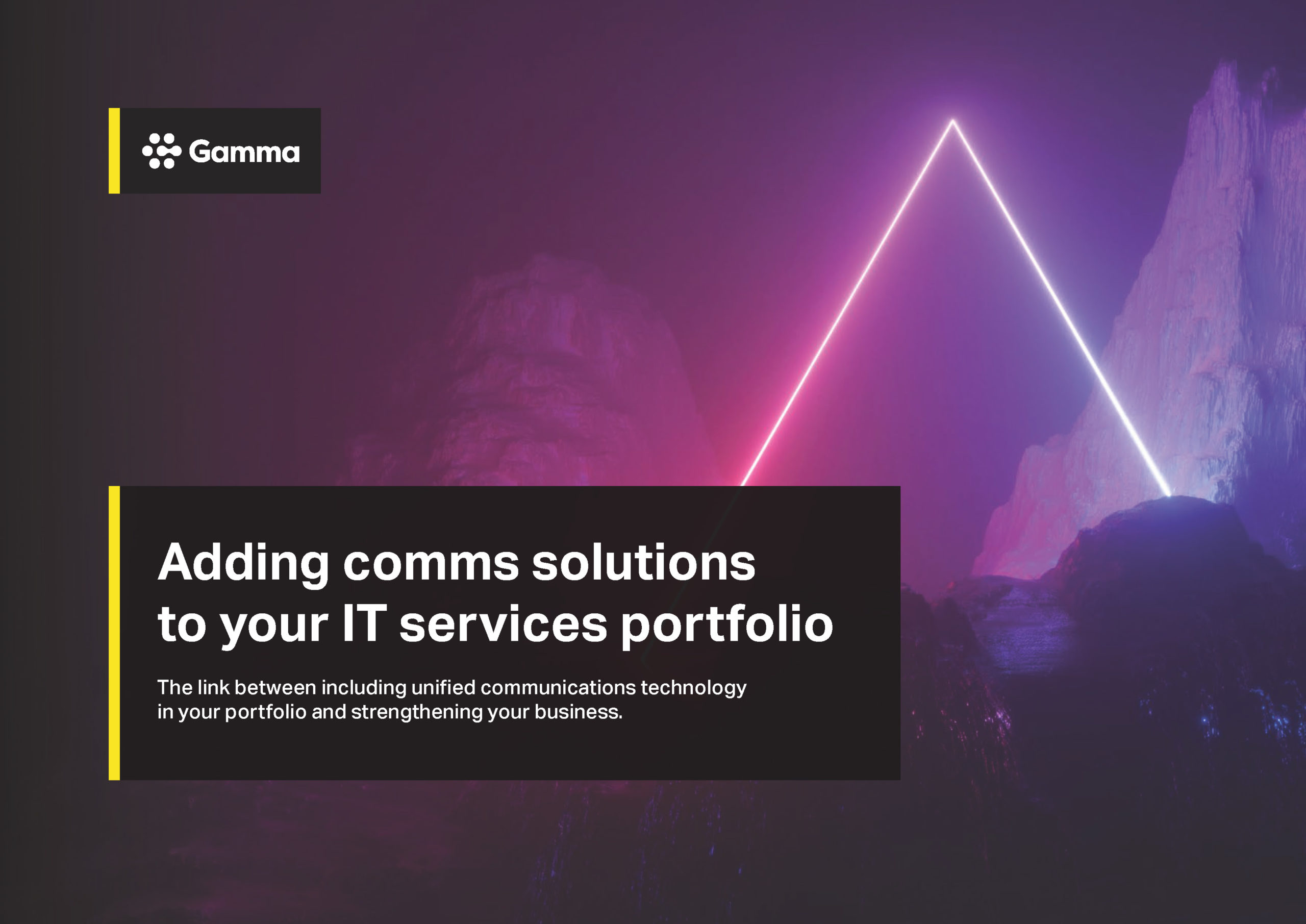 Adding comms solutions to your IT services portfolio Page 1