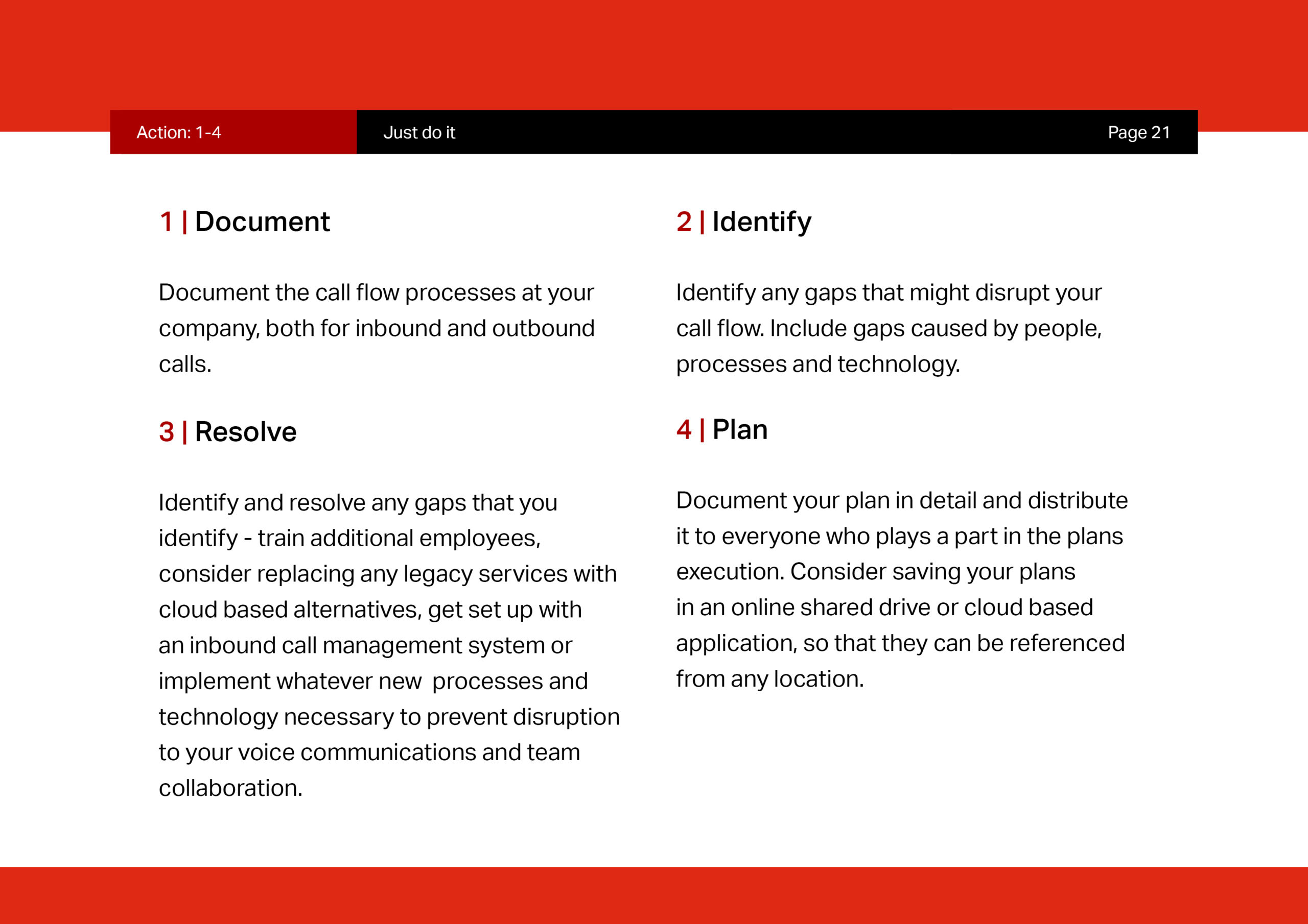 Your disaster recovery plan Page 21
